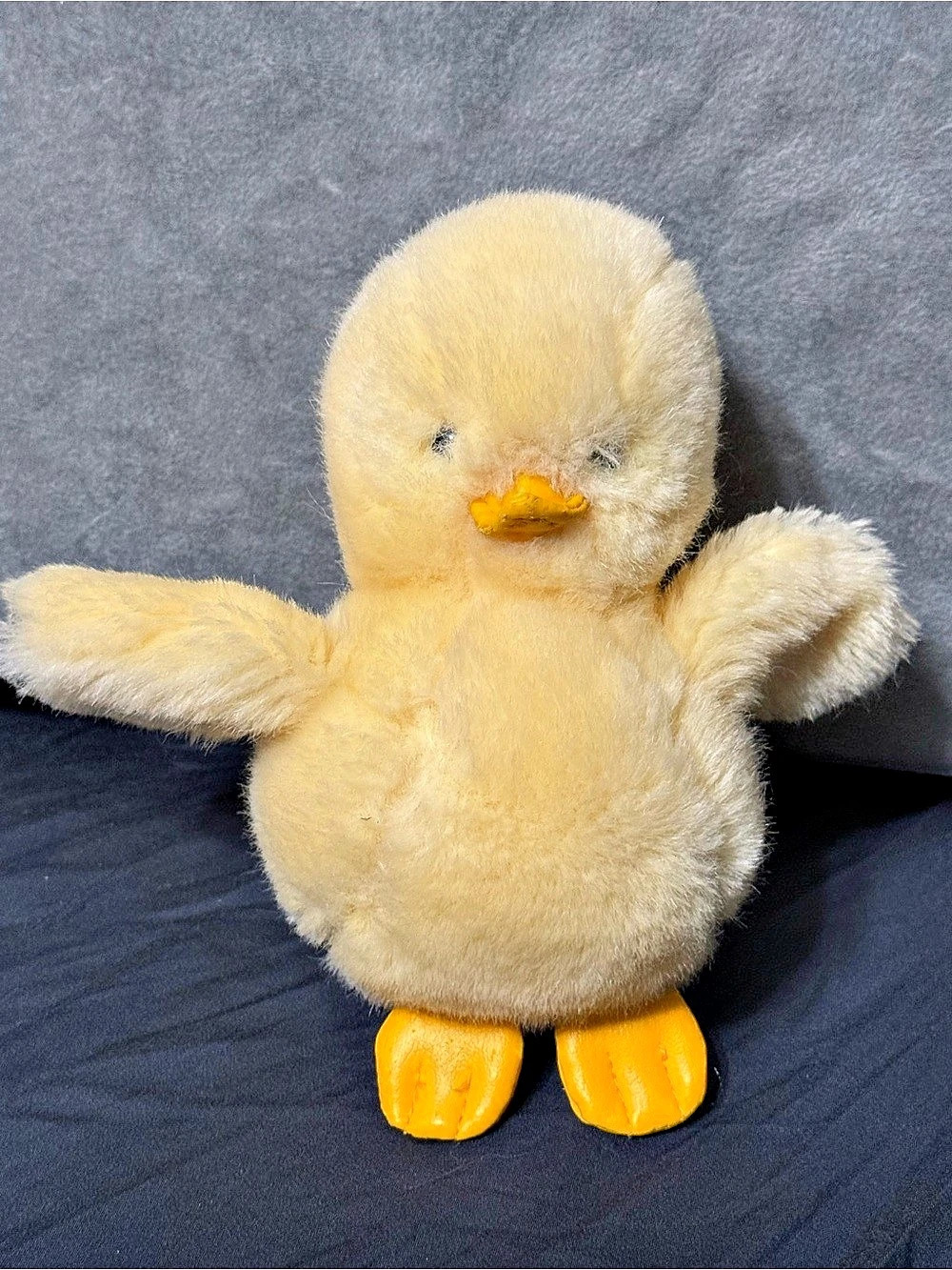 Vintage 24K Polar Puff Yellow Duck Chick Plush Mighty Star 1980s 1990s